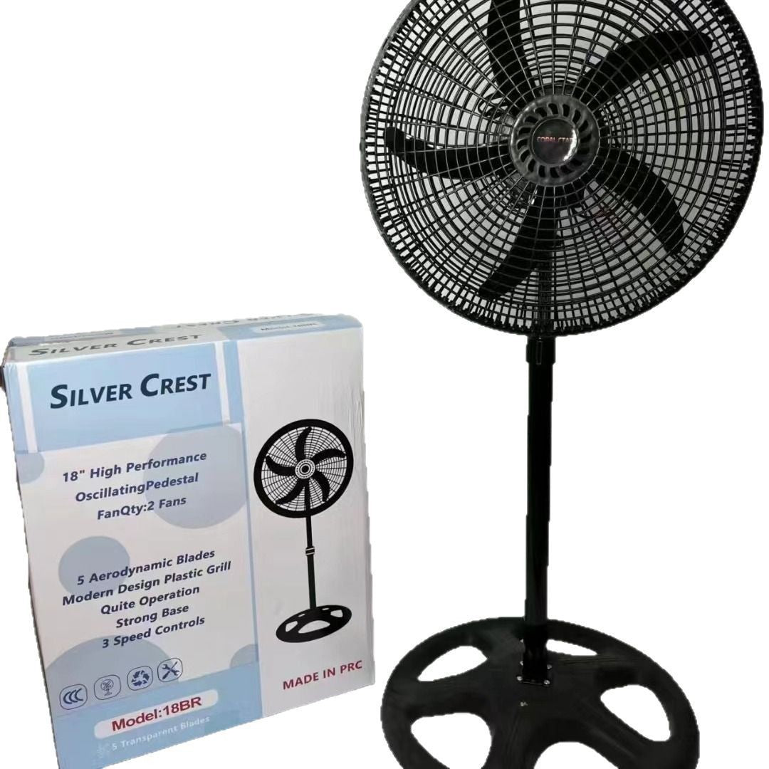 Eventail de sol grand-home avec tête oscillante et flux d'air puissant
