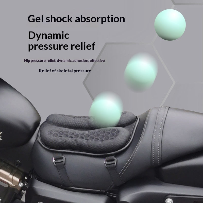 Coussin de siège de moto en élastomère thermoplastique à pectine conductrice électrique