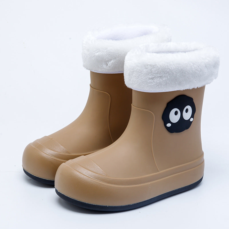 Bottes de pluie cartoon coréenne mignonnes Femmes non-dérapant