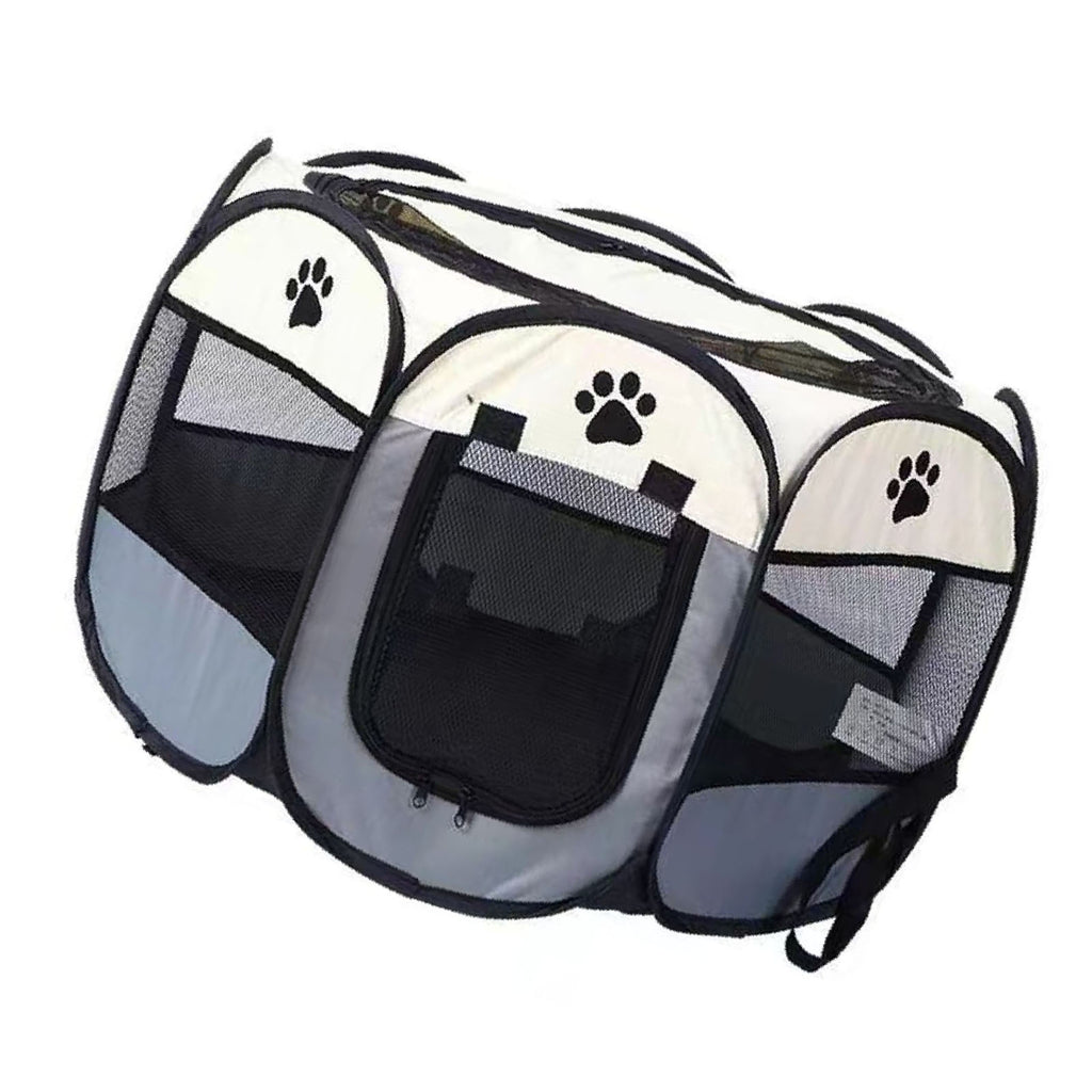 Portable Dog Crate Respirant Espace Spacieux Facile à nettoyer Enfermé pliable Soft Kennel F