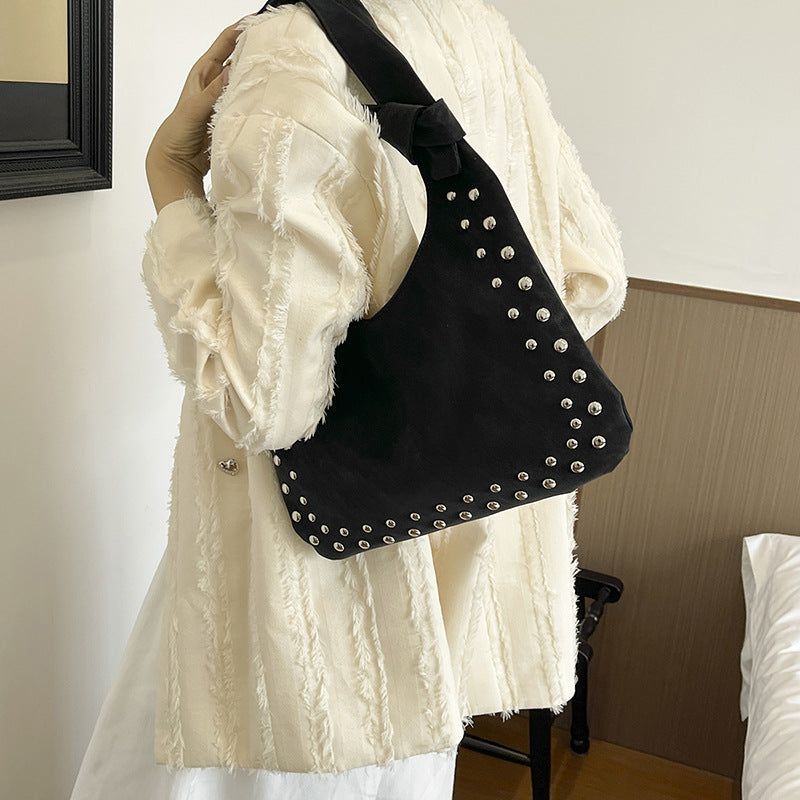 Sac à bandoulière vintage de grande capacité à la mode