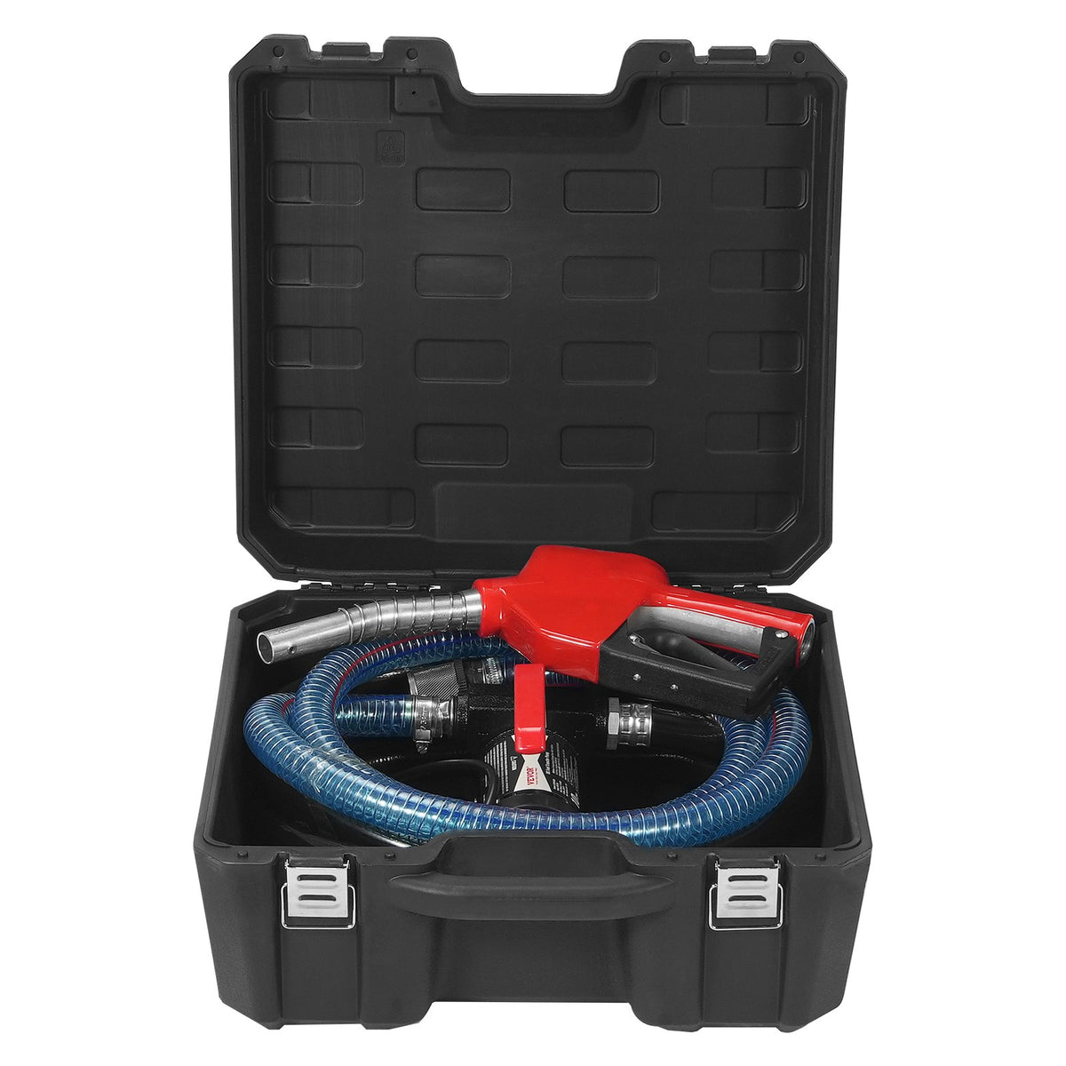 Pompe de transfert de carburant 12V 10 GPM 1/4 HP Pompe diesel avec buse de carburant automatique