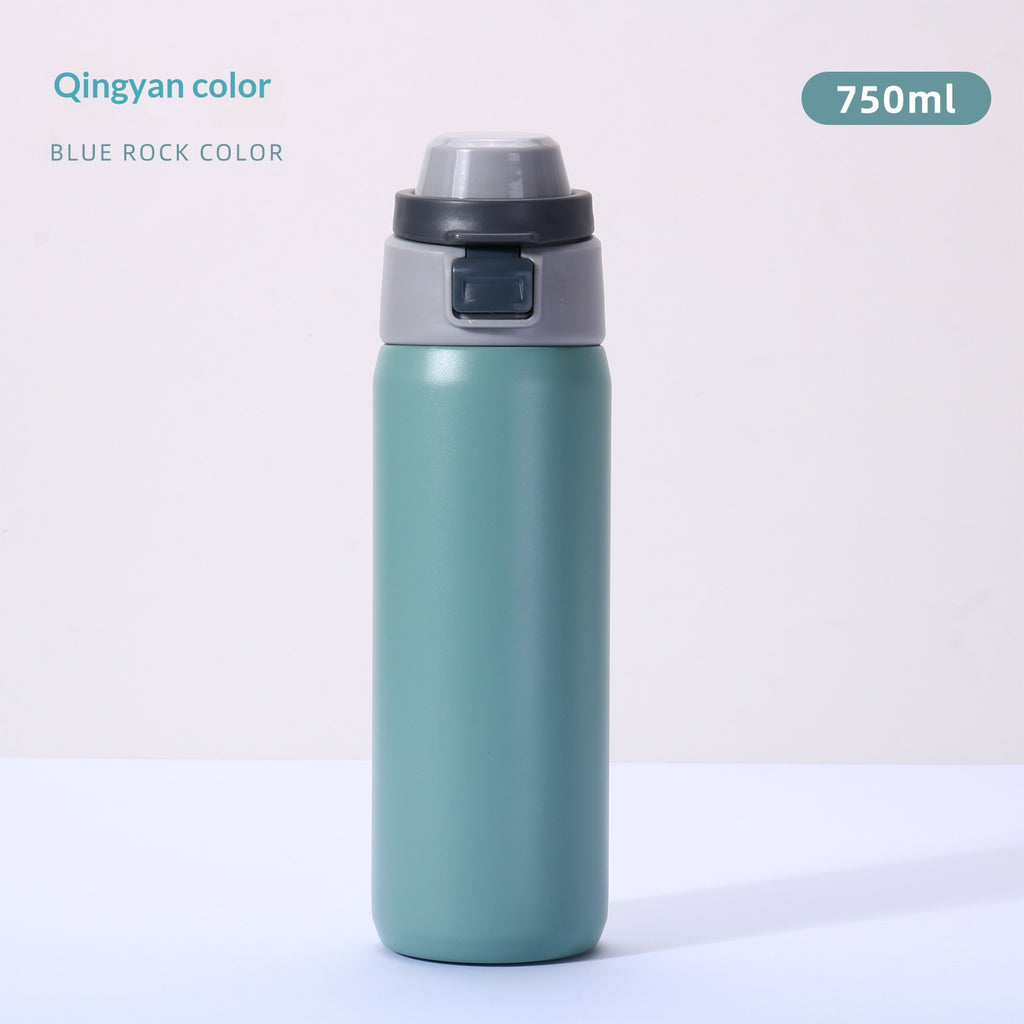 304 Stainless Steel Dual-Use Sports Water Bottle