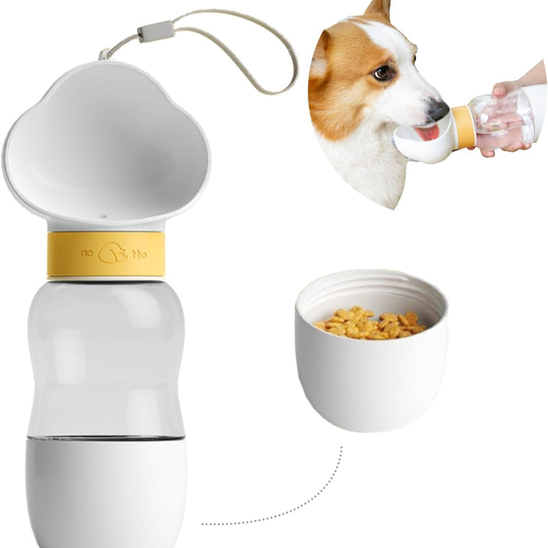 Bouteille d'eau pour chien pour l'extérieur Portable Companion Cup en plastique Bouteille d'eau Marche pour chien W