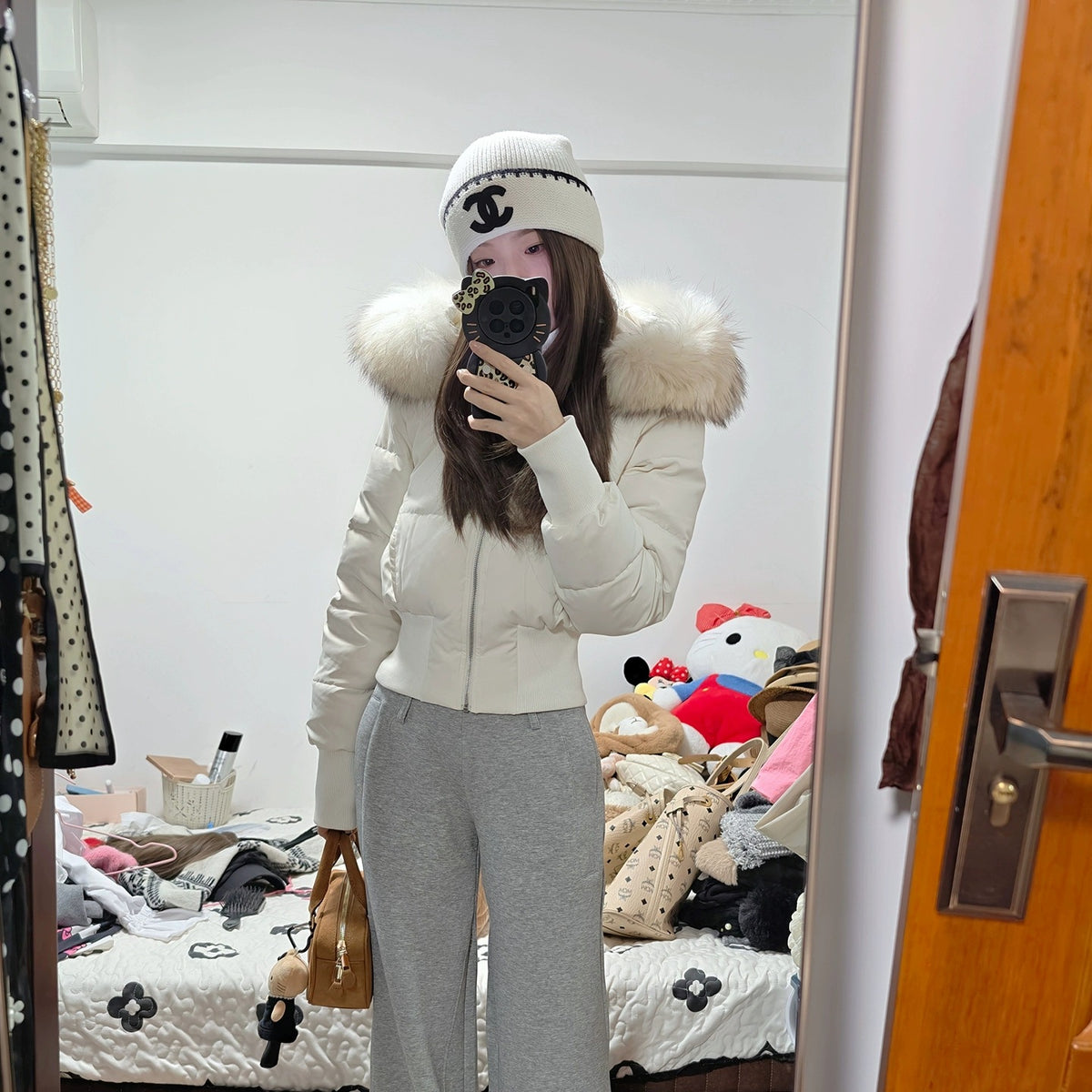 Manteau de coton mince, doublé de polaire, épais pour femmes