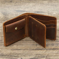 Porte-cartes pour hommes Portefeuille en cuir véritable