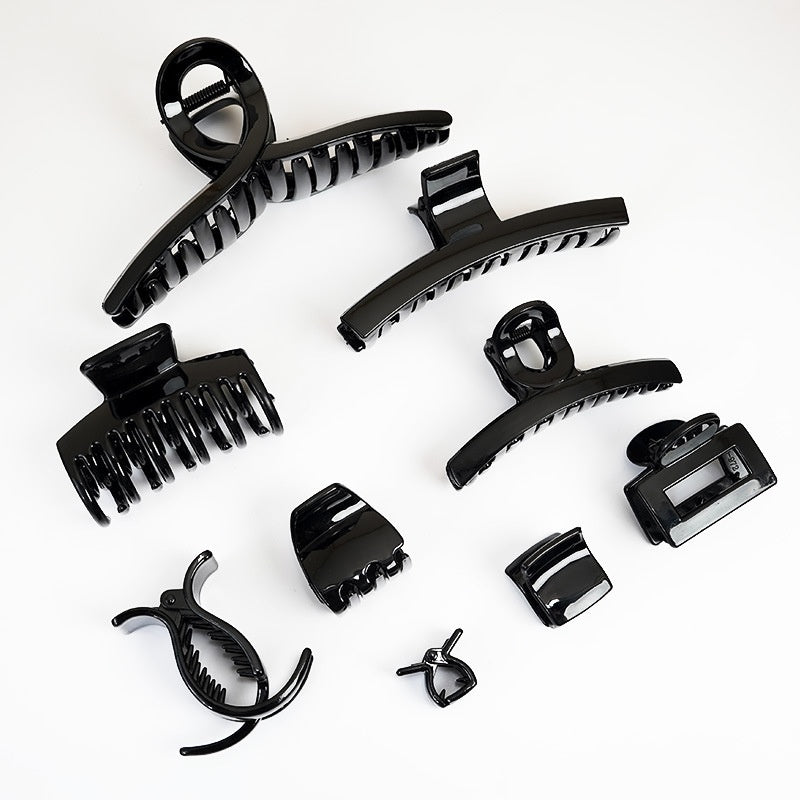 Clip de cheveux noir de base peint en spray