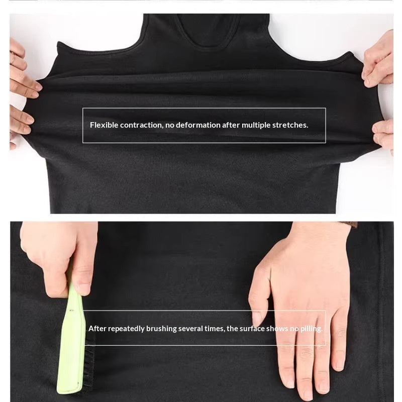 Hommes Sans manches Sports Vest Stretchy et Quick-Drying