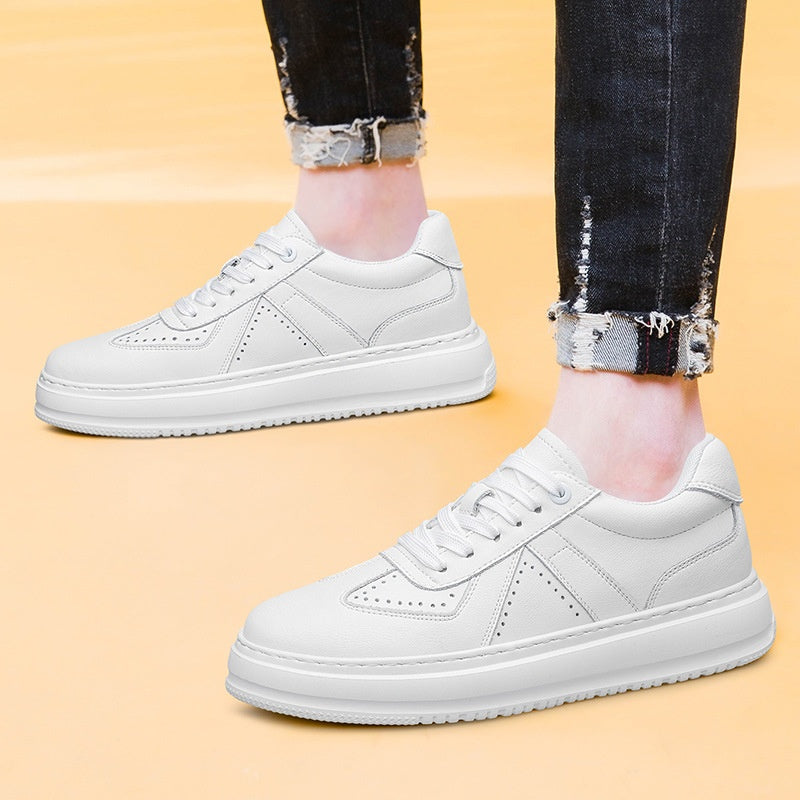 Hommes Dentelle Up Lightweight Trendy All-matching Chaussures de Board Casual