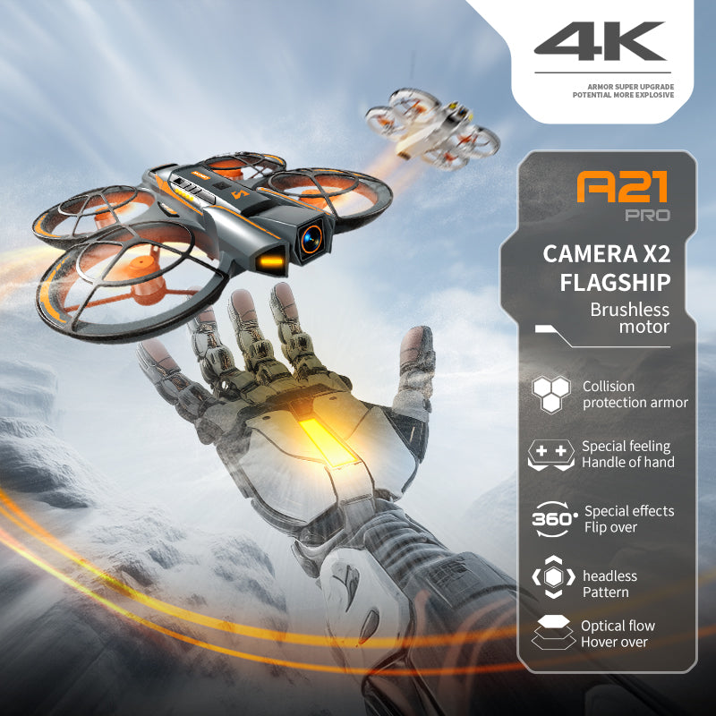 A21-4.3 Écran - Noir - Drone électrique double