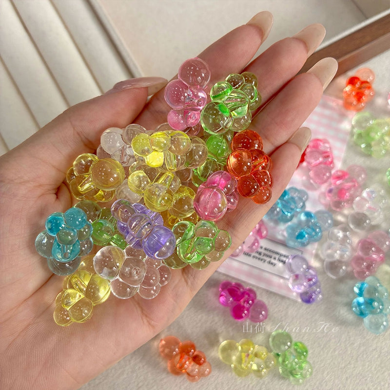 Perles de nuages acryliques translucides