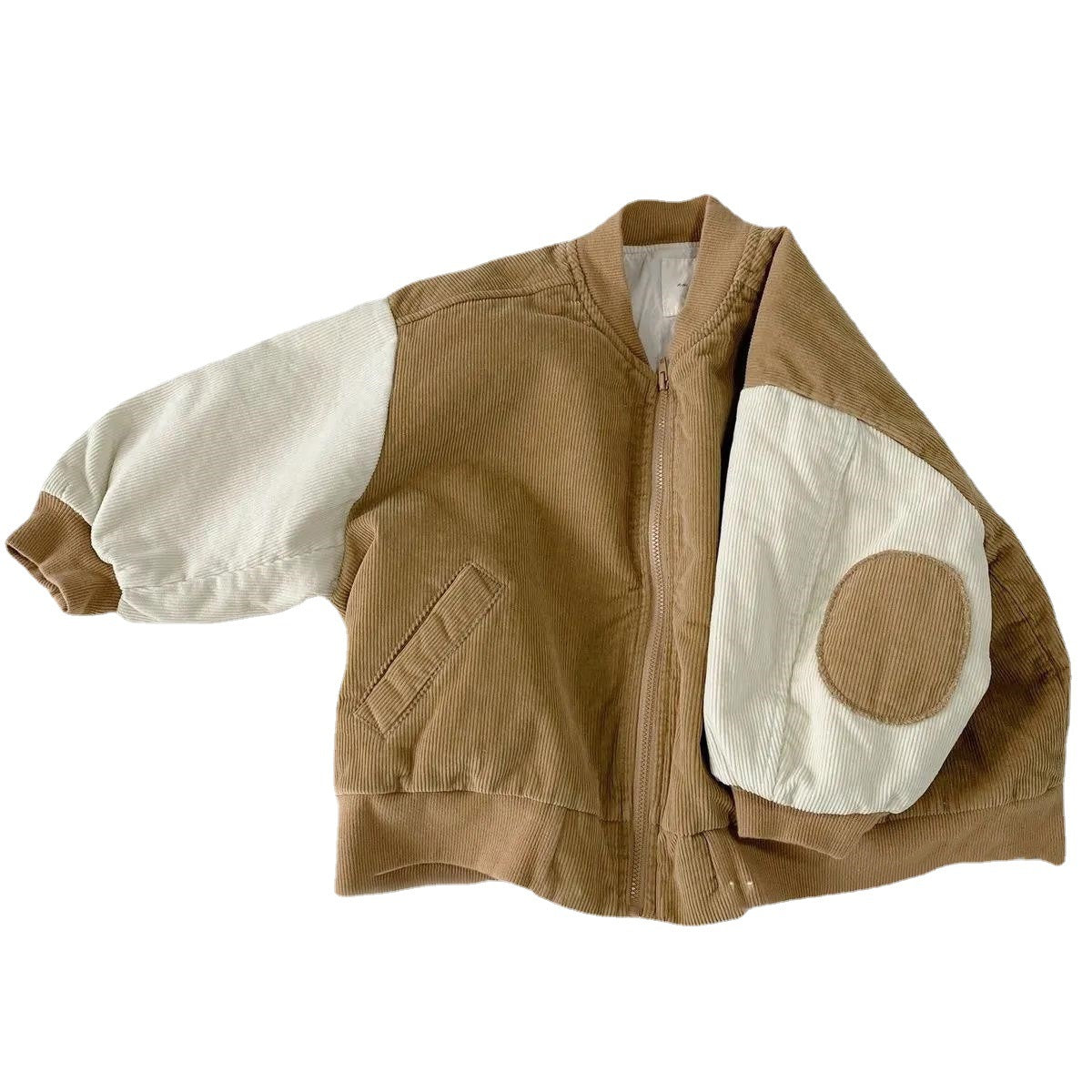Veste Corduroy Trendy Automne Hommes Baseball Uniforme Femmes