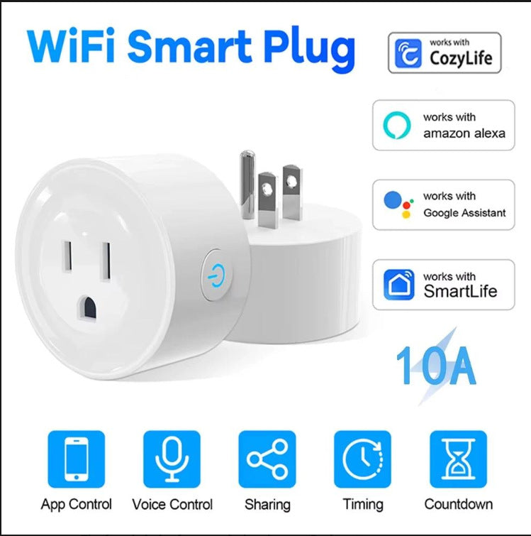 Smart Socket Wi-Fi Metering US Standard Socket Cozylife Smart Voice Control Téléphone mobile Ti