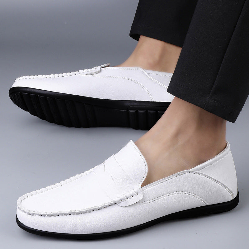 Chaussures en Cuir Casual Homme d'été