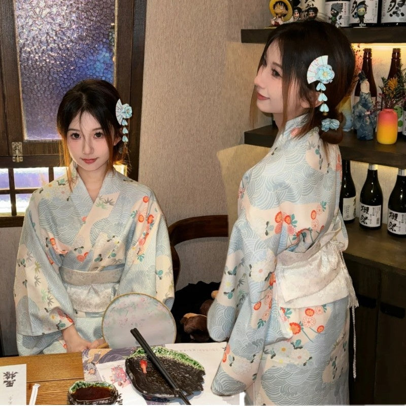 Retro tenue formelle pour les filles de style japonais bain Kimono pour les photos