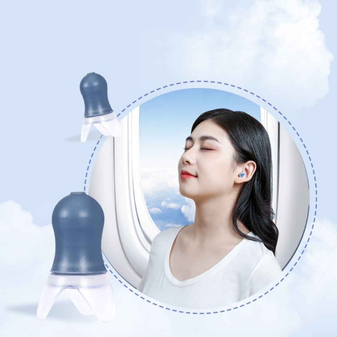 Aviation earplugs for reducing cabin pressure