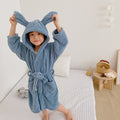Serviette de bain à capuche de lapin