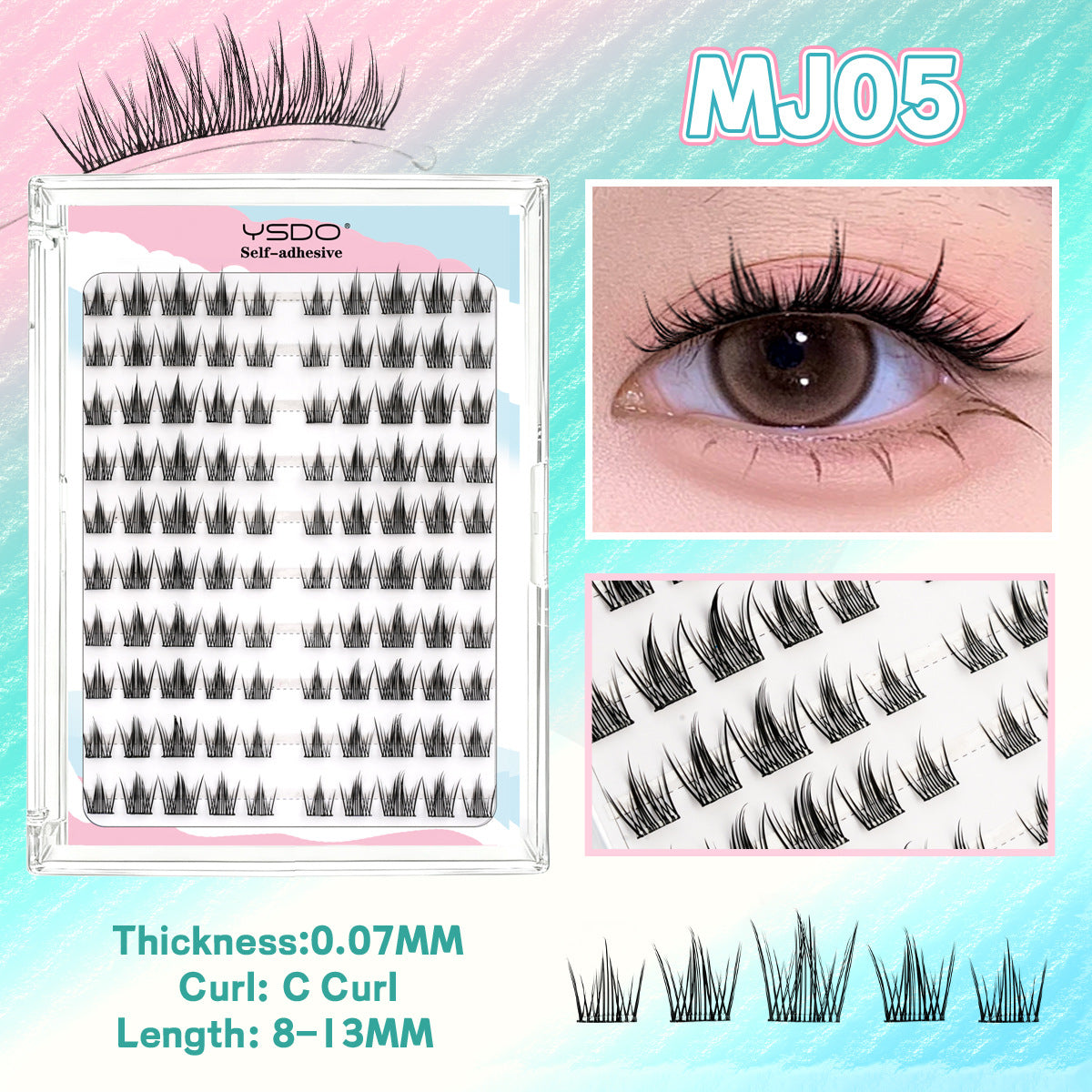 Cils faux sans colle