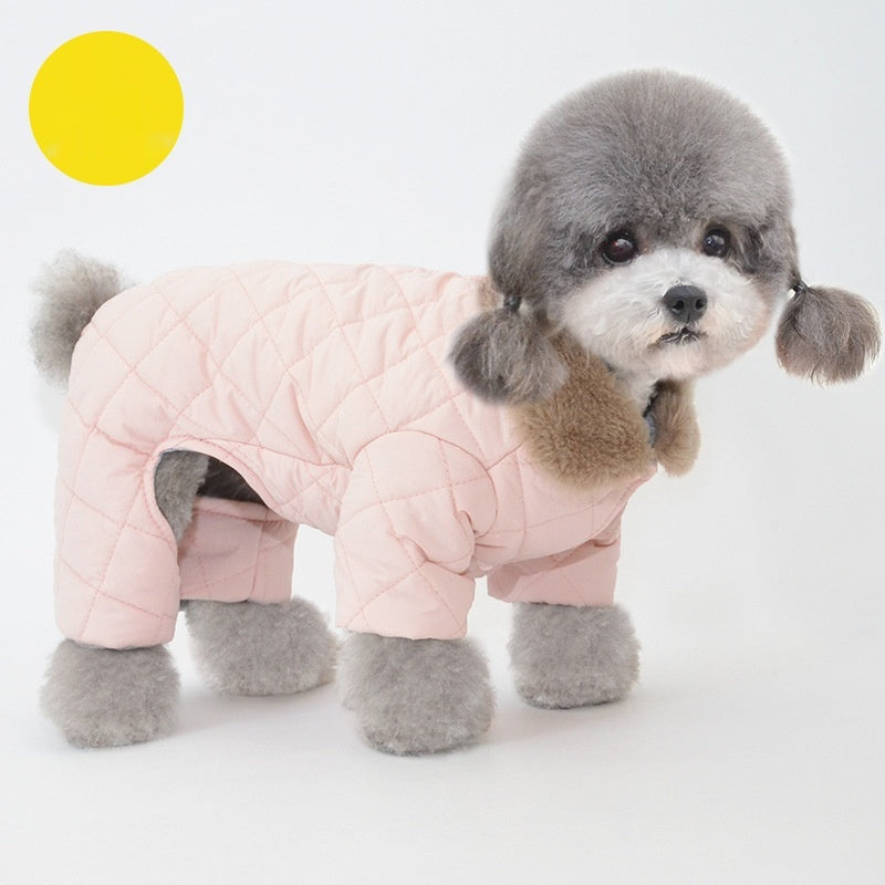 Manteau de coton pour chien de coton d'hiver