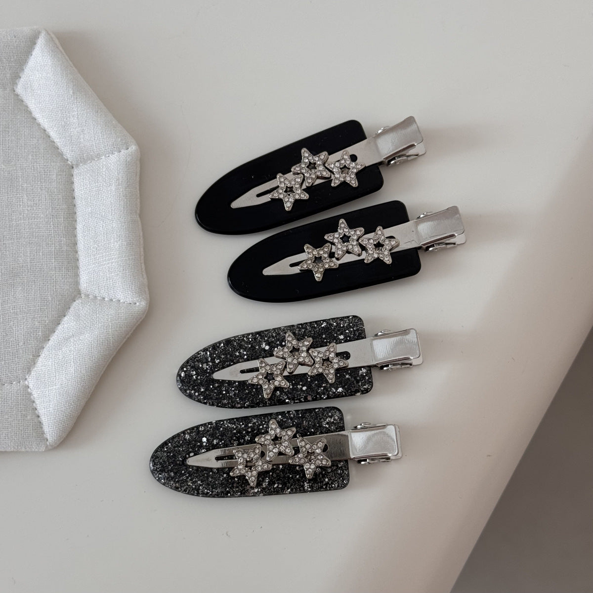 Sparkling Diamond Star Seamless Vintage Fashion Hair Clip