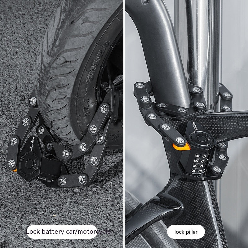 Vélo Fliplock Password Portable Highway Véhicule Lock Équipement