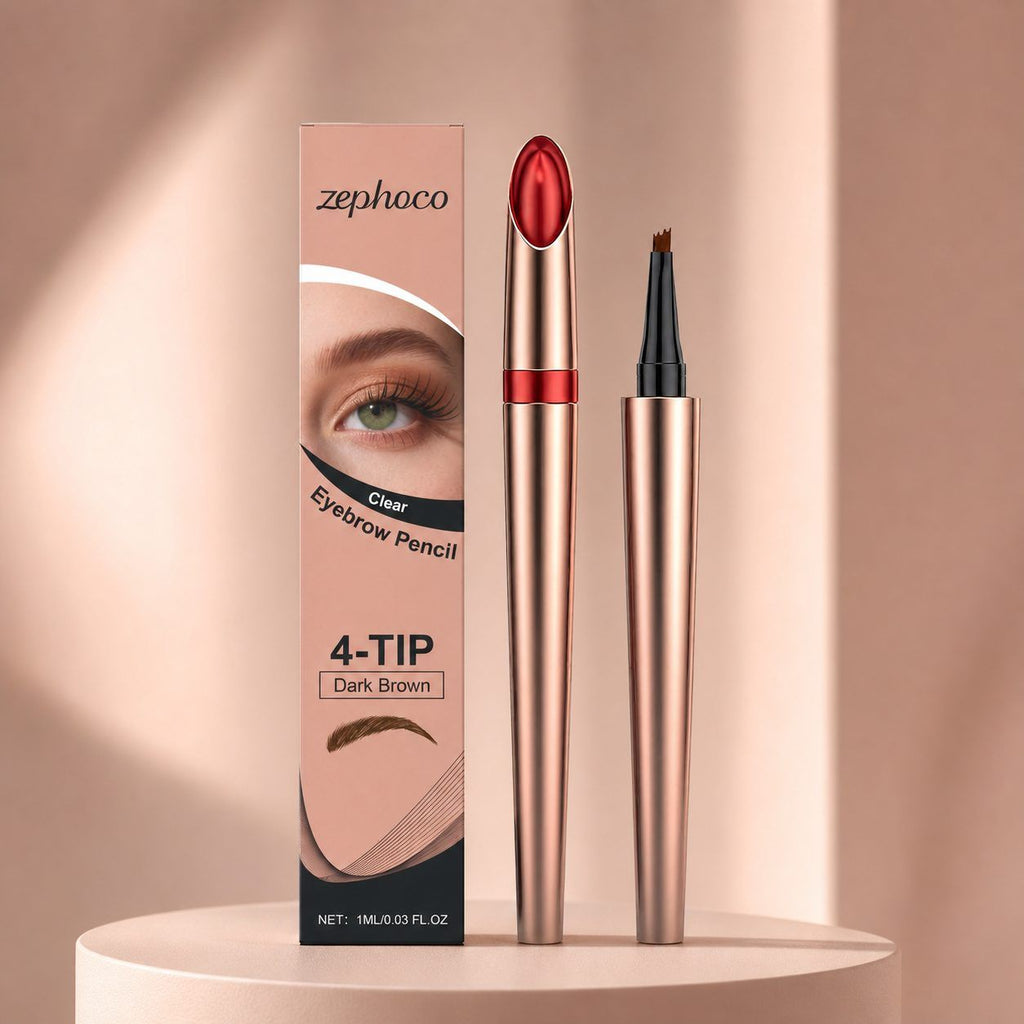Stylo à sourcils zephoco à quatre bouts