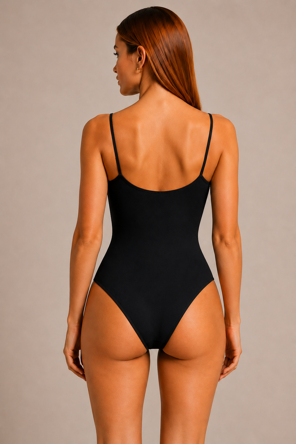 Sangle de Spaghetti pour femme Bodysuit sans manches Soft Stretch Essential Basic Top