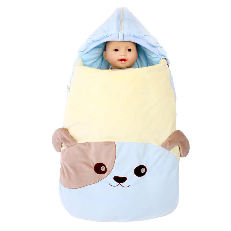 Embrassant automne et hiver épais bébé anti-kick couverture pour sortir sac de couchage