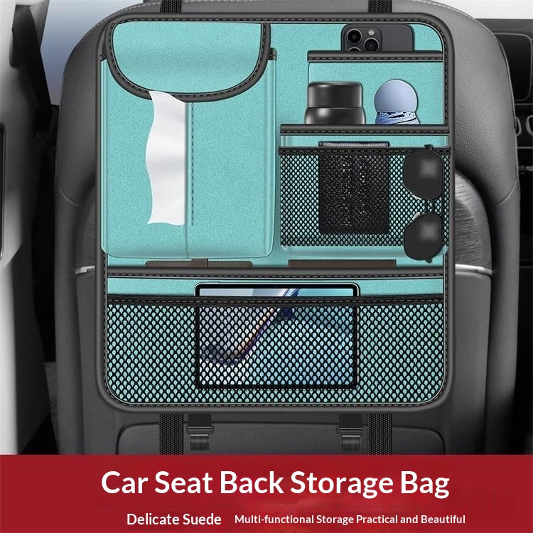 Boîte de tissu de voiture Sac de rangement Sundries multi-fonction