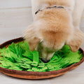 Pet Dog Food-Dispensing Sniffing Training Bowl Puzzle Stress-Relief Scent Training