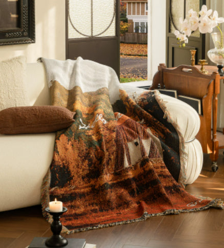 Revêtement de canapé de style rétro Coussin de canapé haut de gamme léger salon
