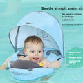 Anneau de natation pour bébé en élastique sans gonflage