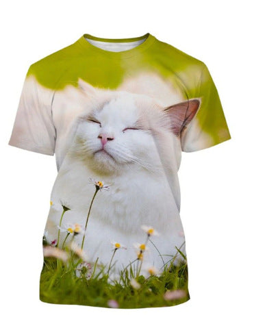 T-shirt homme 3D animal imprimé