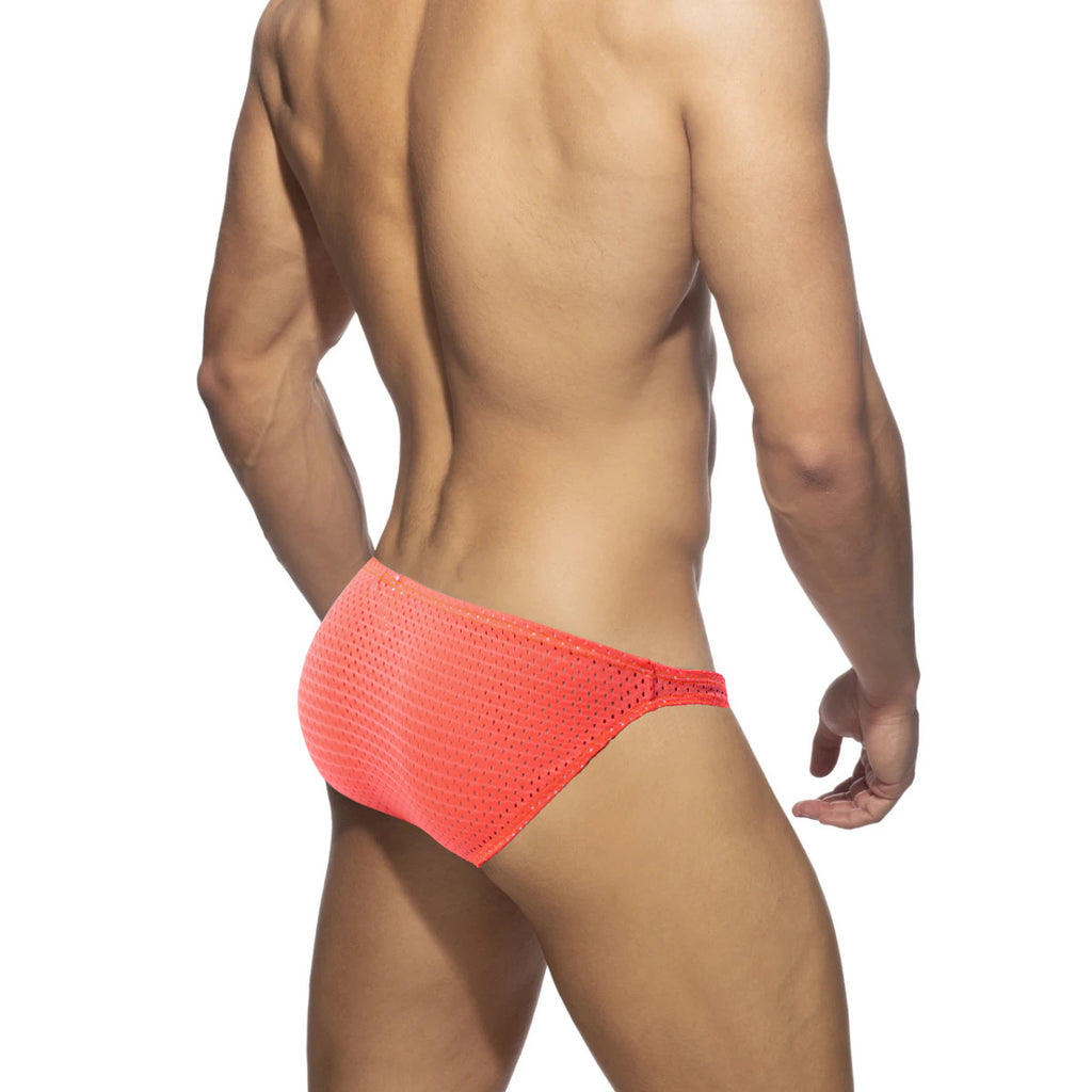 Slips de design Convex de type U en mesh élastique élevé pour homme