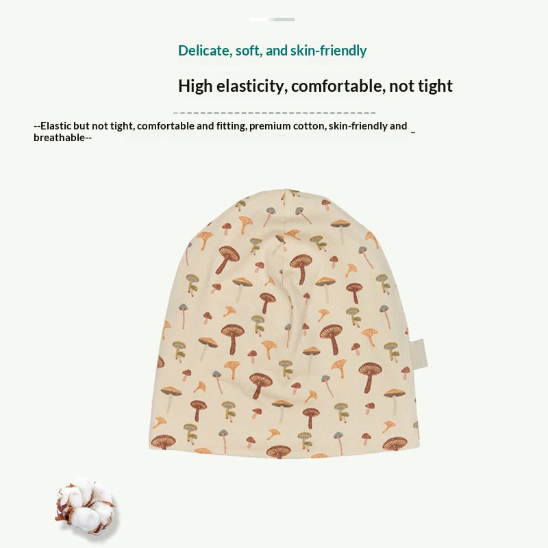 Chapeau chaud imprimé coton bébé