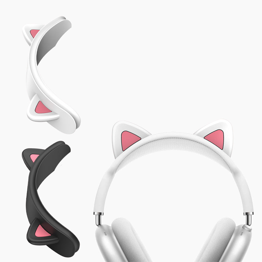 Casque Bluetooth sans fil Silicone Cat Ear Manche de protection
