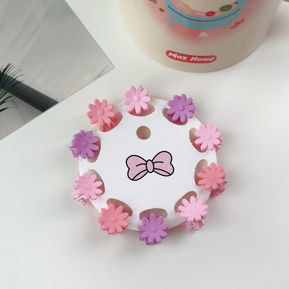 Barrettes pour enfants 10 PCs Colorful Cartoon Baby Small Jaw Clip Bangs Broken Hair Princes