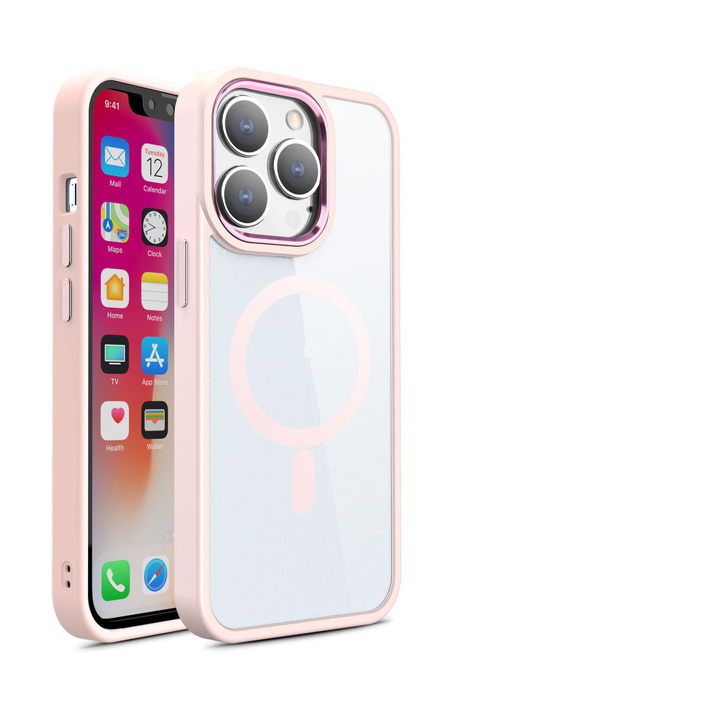 Boîtier magnétique Étui de protection pour téléphone transparent