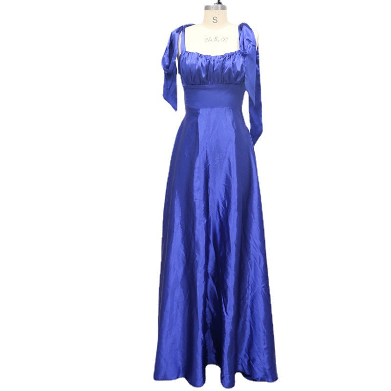 Mode Sans manches Camisole Gown Demoiselle d'honneur Robe de soirée Femmes