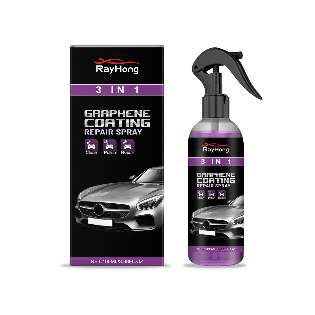 Spray de protection de la peinture automobile 3-en-1
