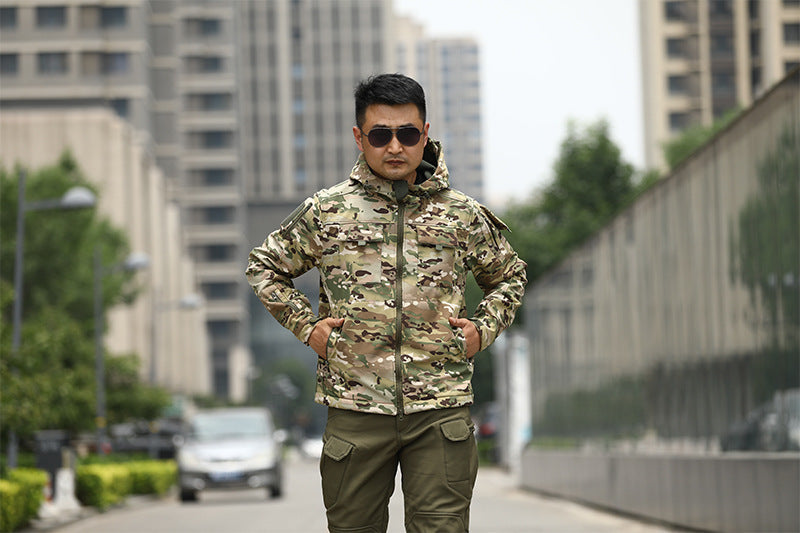 Shell Veste Camouflage Cold Sports Outdoor Tactics Chandail