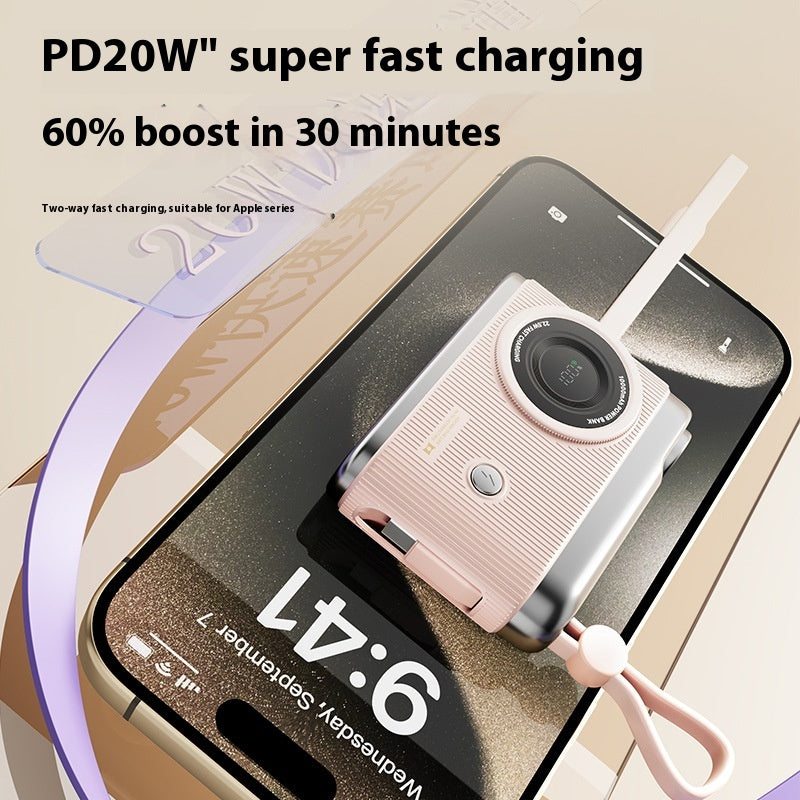 Avec câble charge rapide alimentation mobile grande capacité