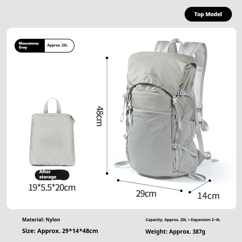 Outdoor Professional Waterproof Mountainering Backpack Flip Hiking Backpack