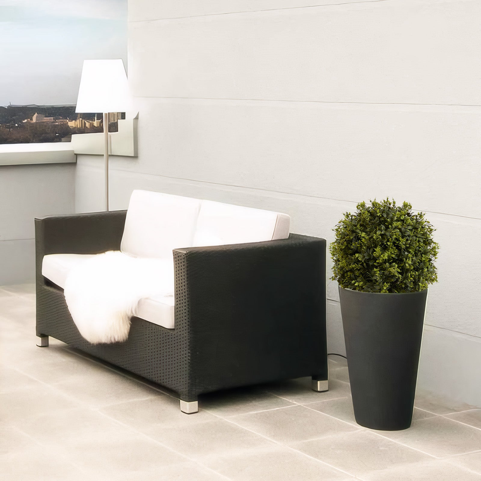 Protection UV Ball Topiaire Arbre pour les ventes intérieures en extérieur Plantes artificielles Greenery decora