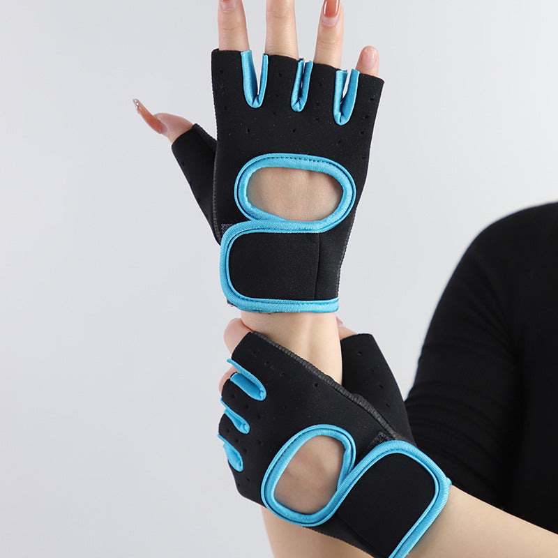 Gants de fitness à moitié doigts pour vélo sportif