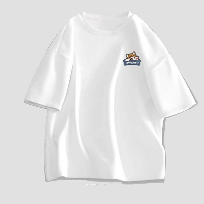 Hommes Hong Kong Style tendance manches courtes T-shirt pour l'été