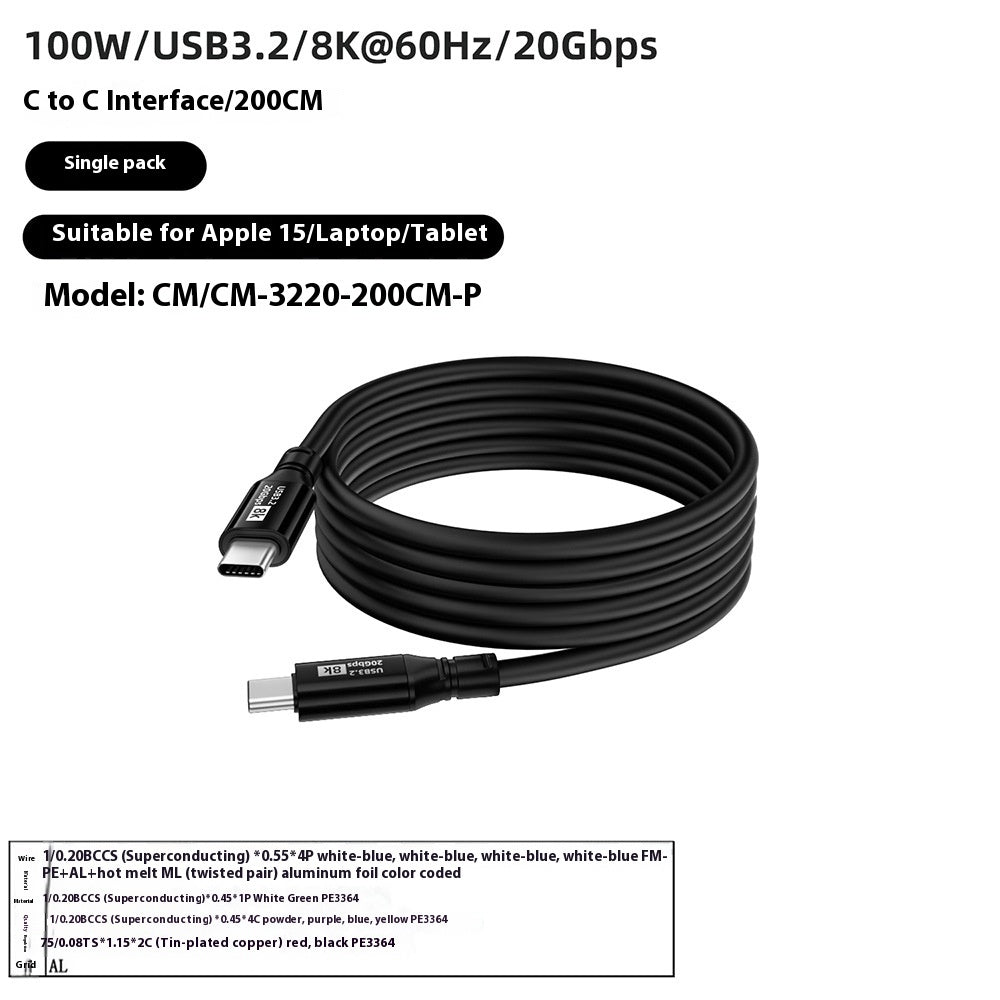 Applicable au câble HDMI série 15 CtoC