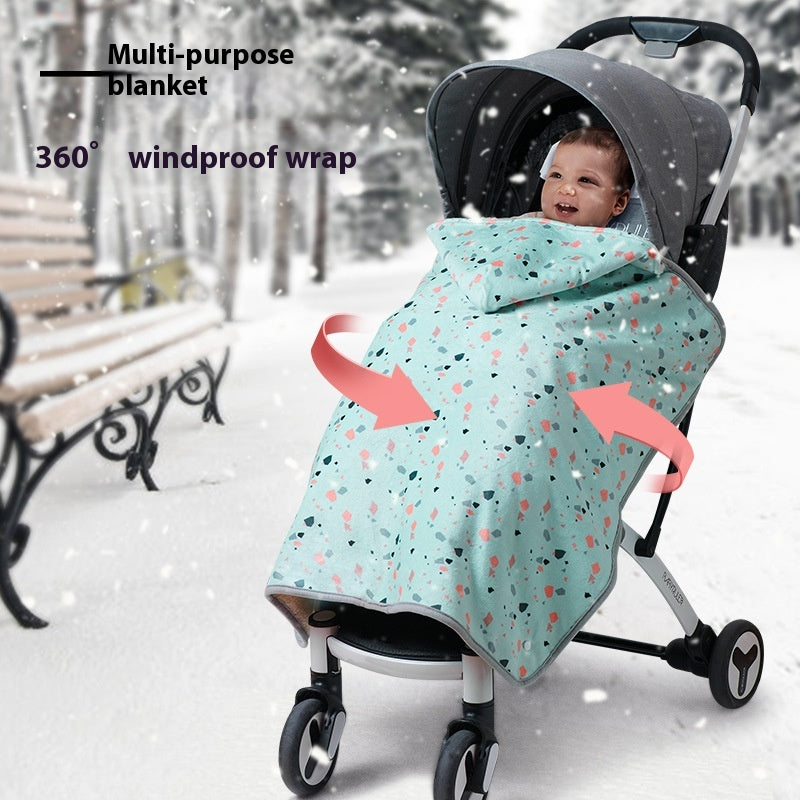 Poussette bébé anti-vent Et couverture chaude