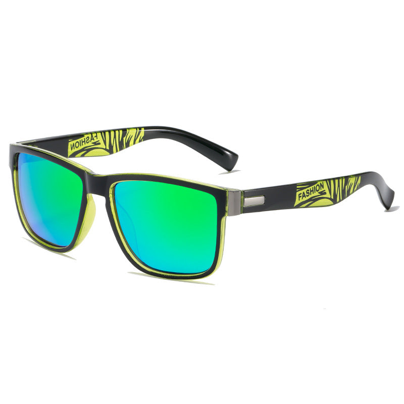 Lunettes de soleil de style boîte pour hommes