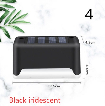 Mise à niveau de lampe solaire LED étanche lumières de pont solaire Solar Step lumière extérieure pour Pat